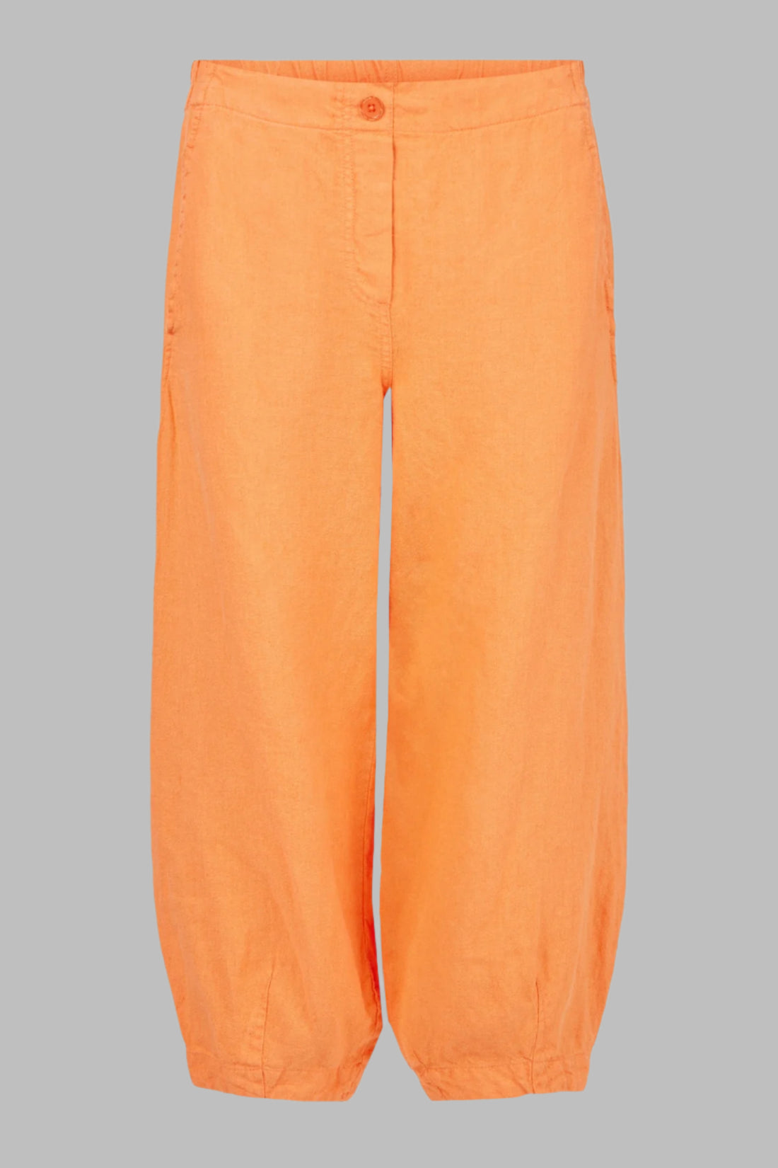 Linen Barrel Trouser