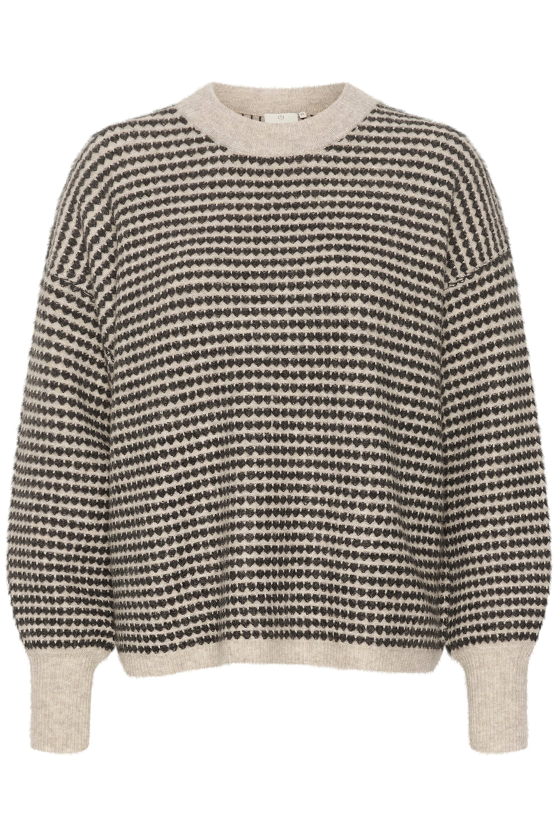 Kaffe Top Pullover Striped