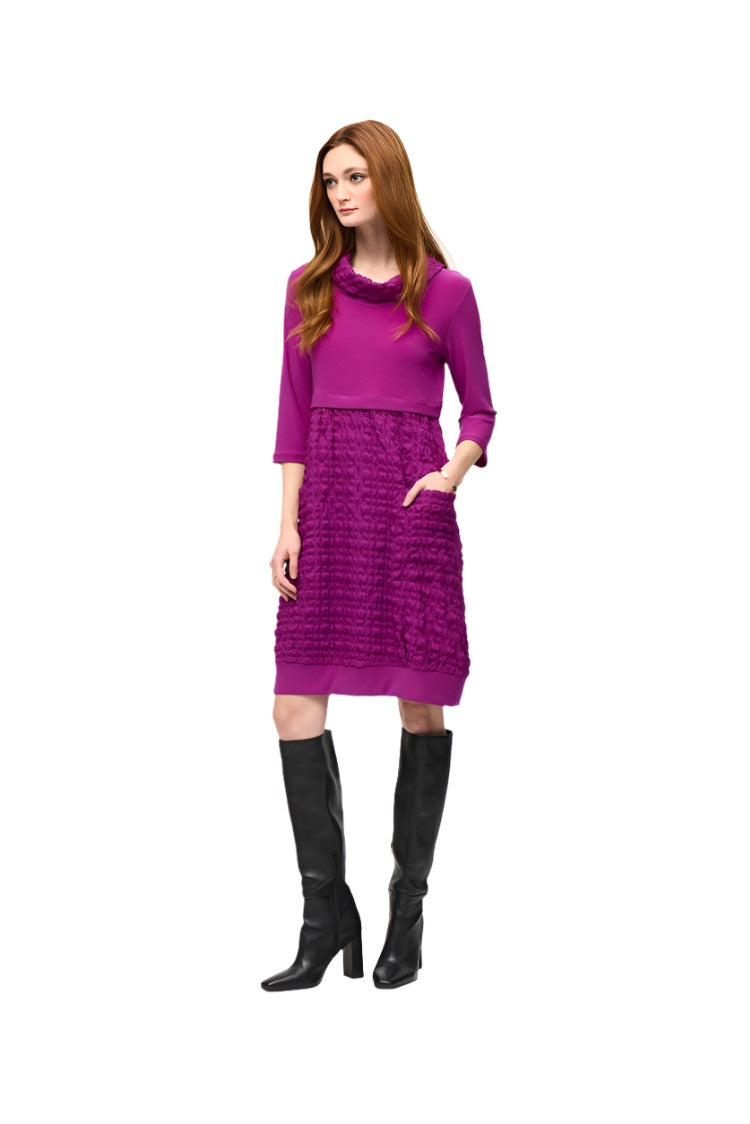 Bubble Jacquard Knit Dress