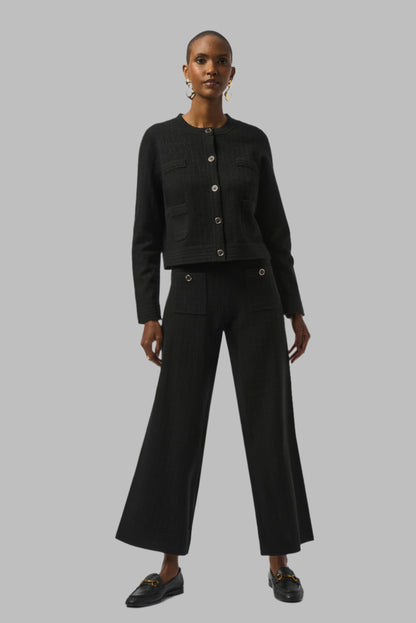 Sweater Knit Straight Leg Pants