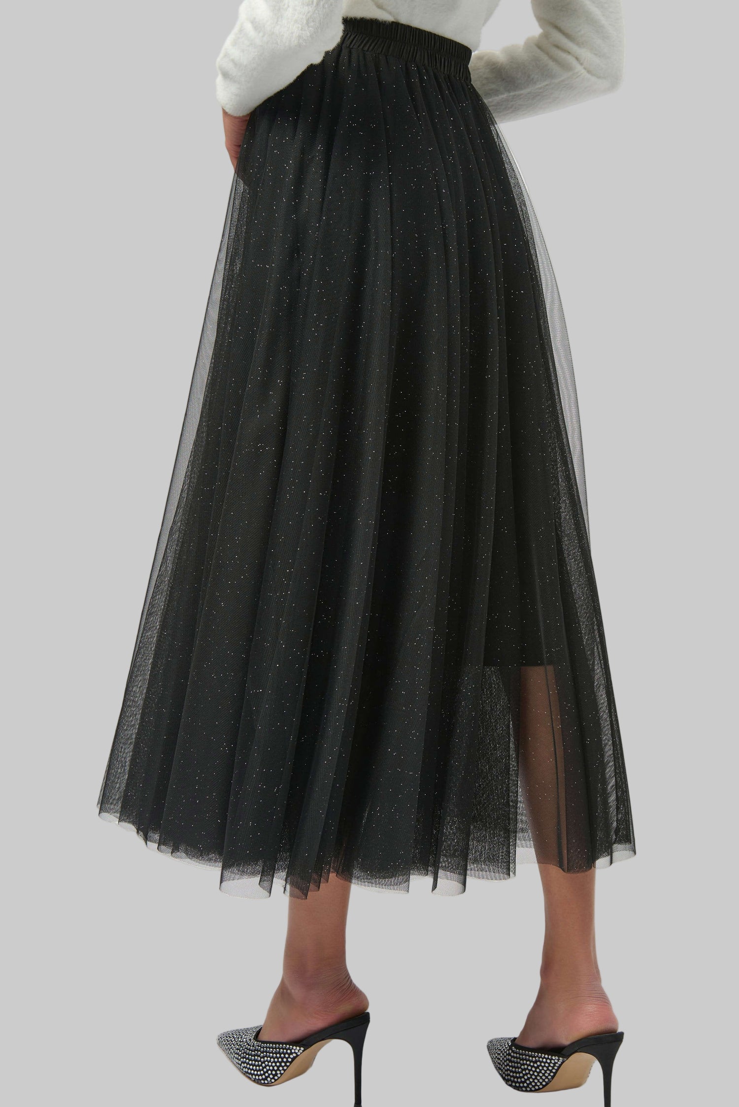 Tulle Flared Skirt