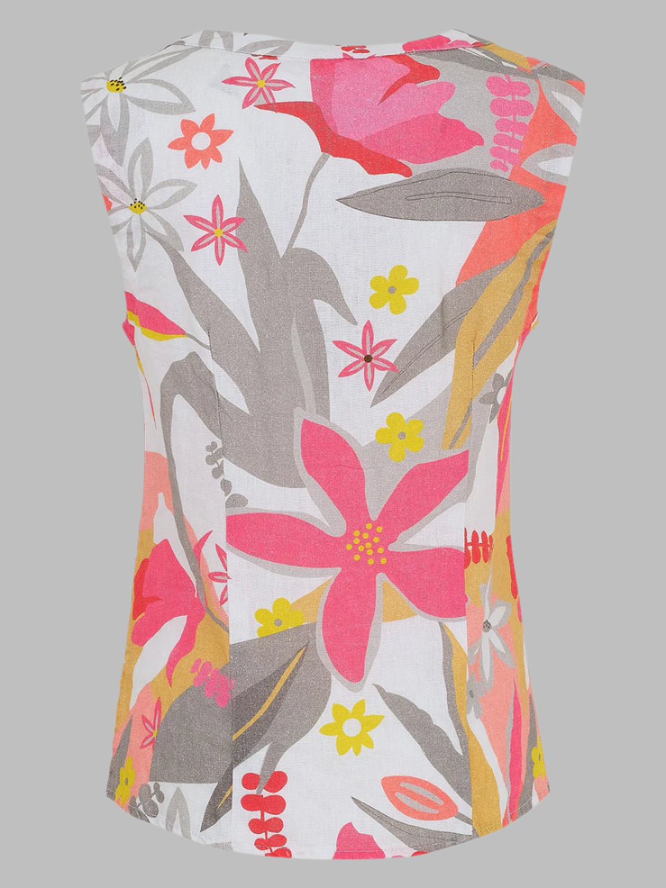 Sleeveless Floral Top