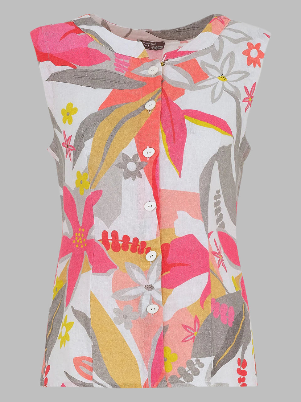 Sleeveless Floral Top