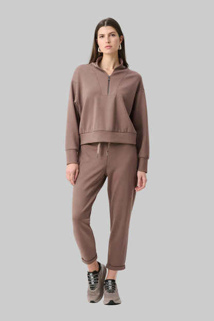 Scuba Jersey Pull-On Jogger Pants / Drawstring Waist