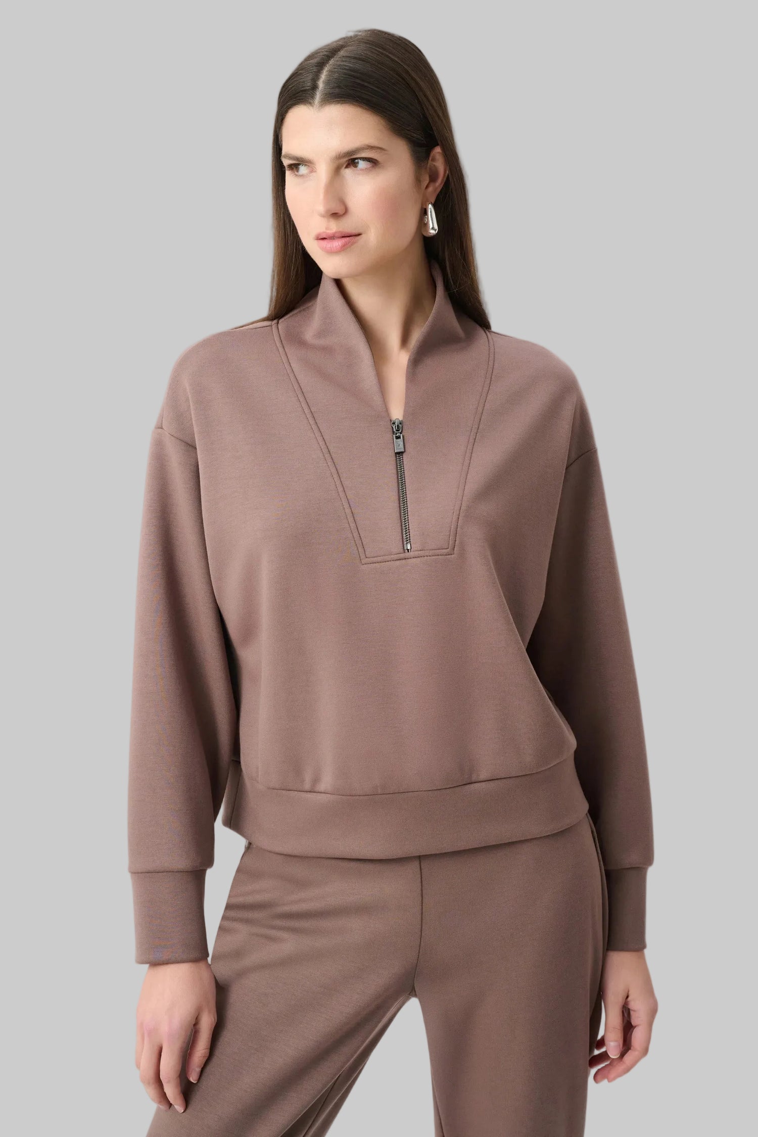 Scuba Jersey Boxy Sweatshirt