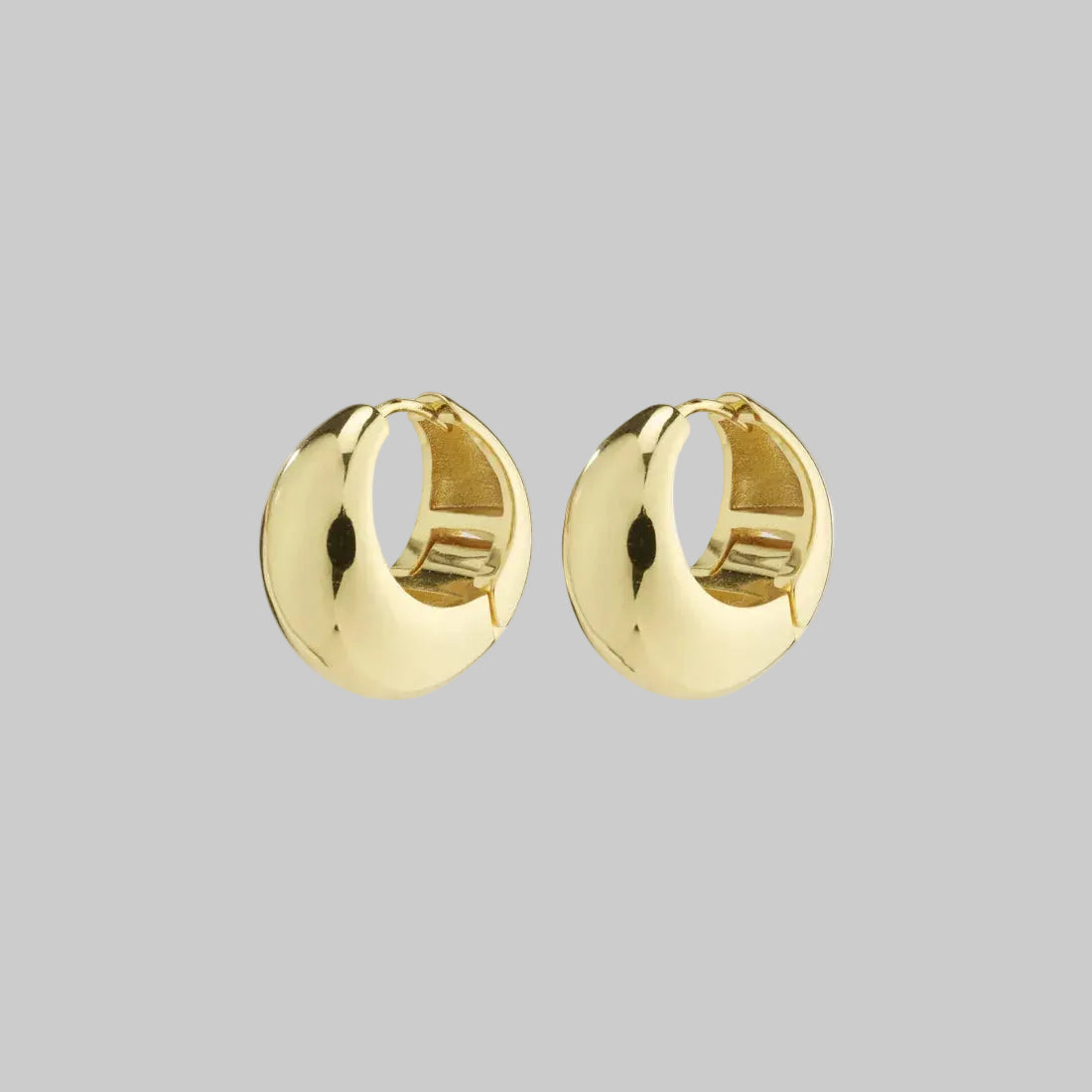 Amber Recycled Chunky Hoops
