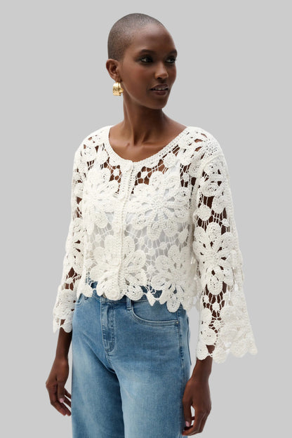 Crochet Boxy Cardigan