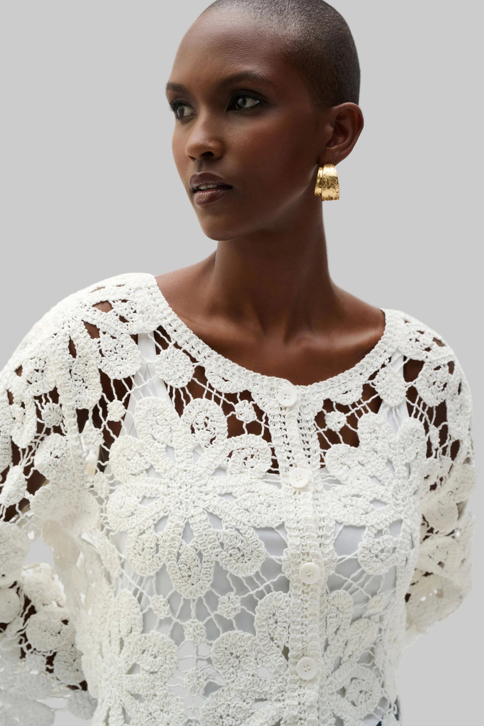 Crochet Boxy Cardigan