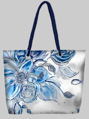 Travel Bag Blue Floral