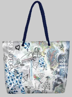Travel Bag Blue Graphic