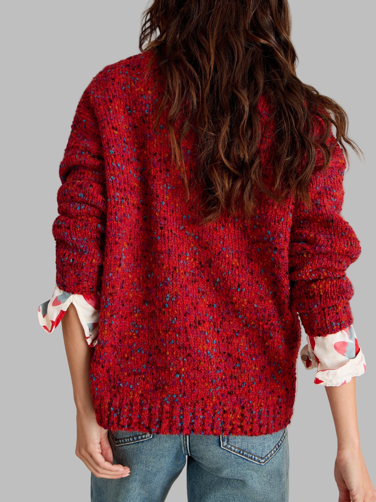 Texture V Neck