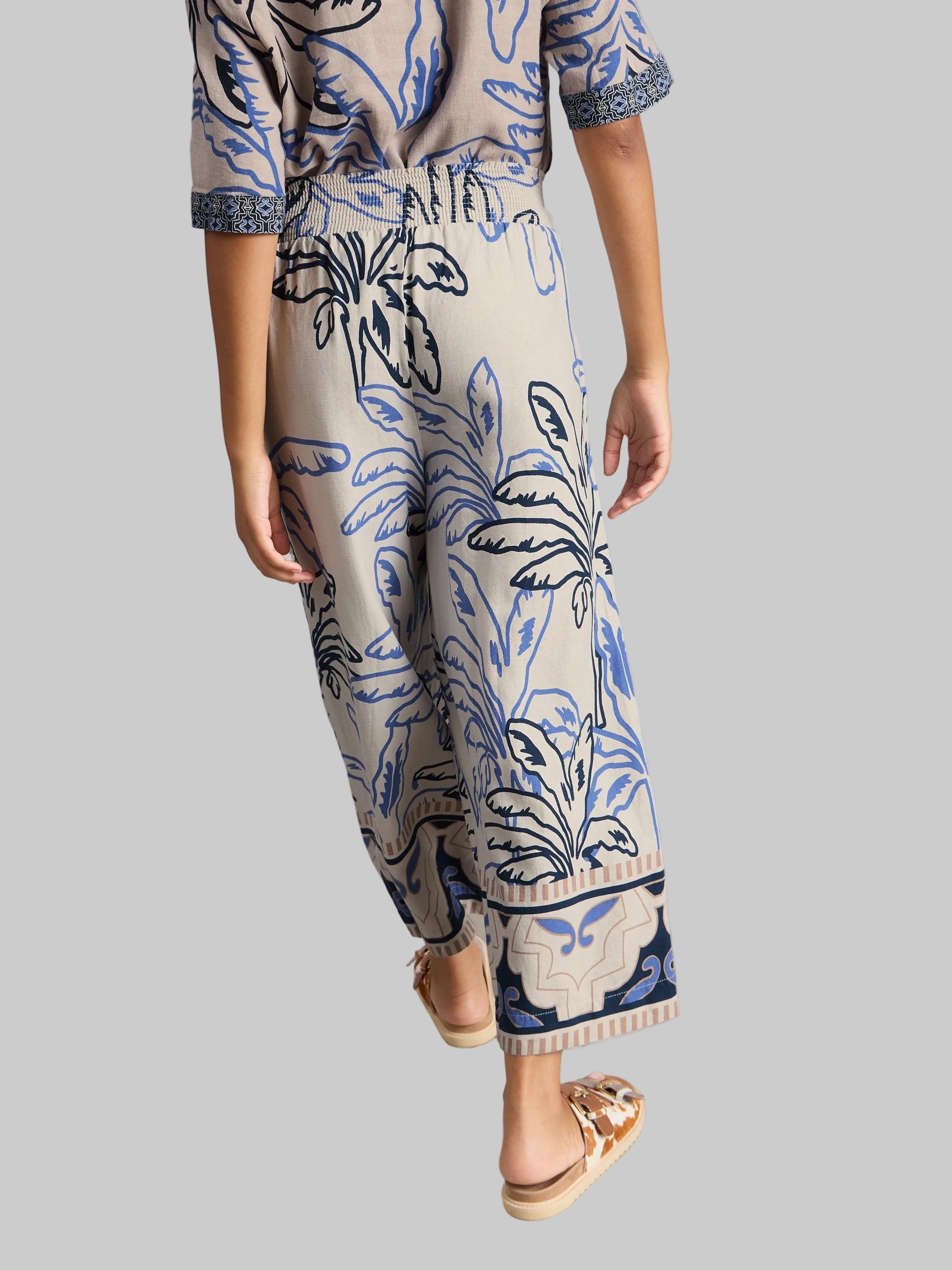 Shelly Linen Blend Culotte