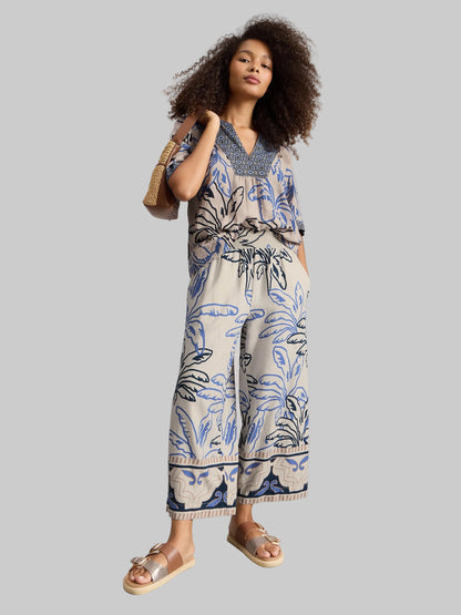 Shelly Linen Blend Culotte