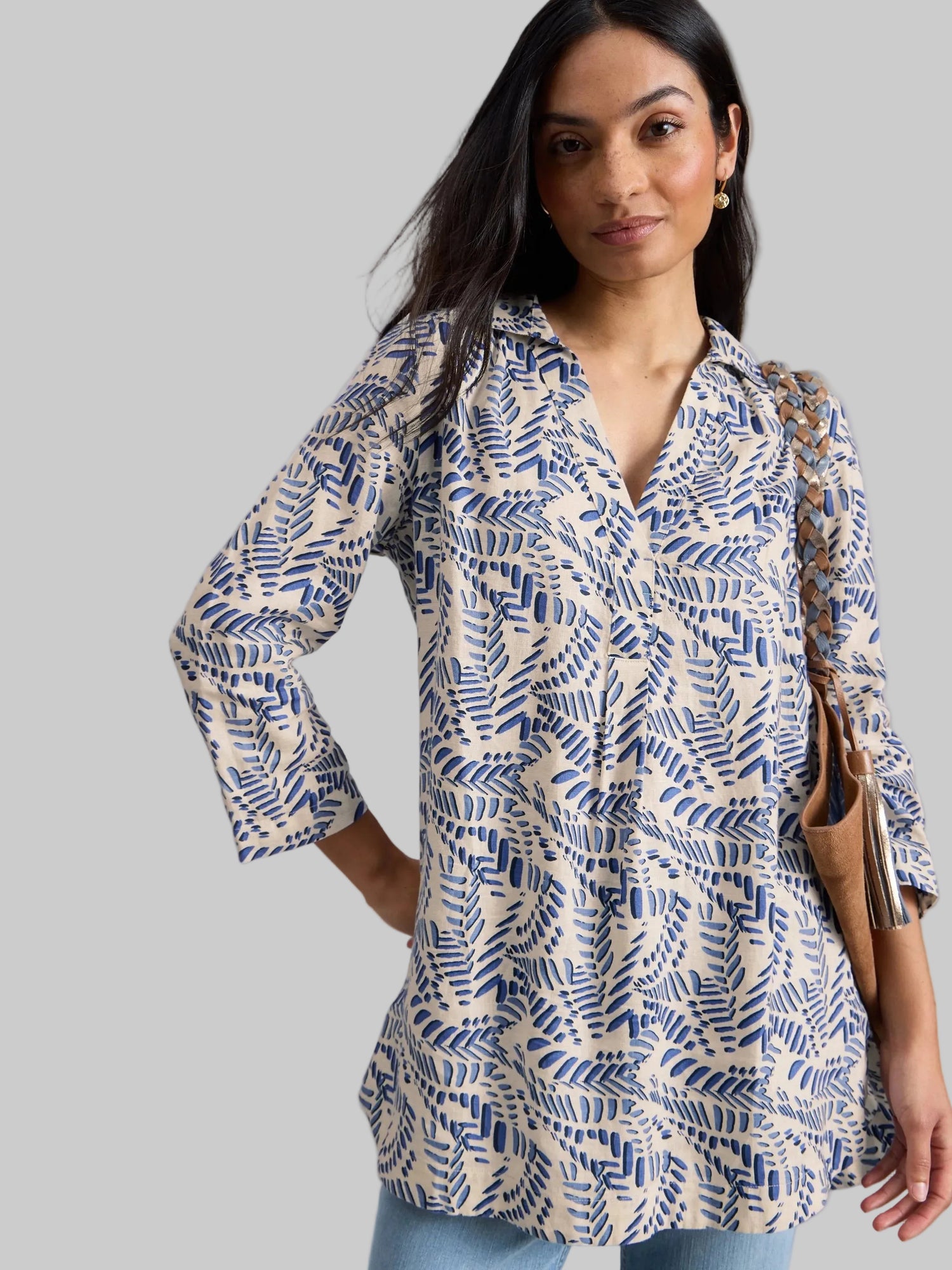 Bianca Linen Tunic