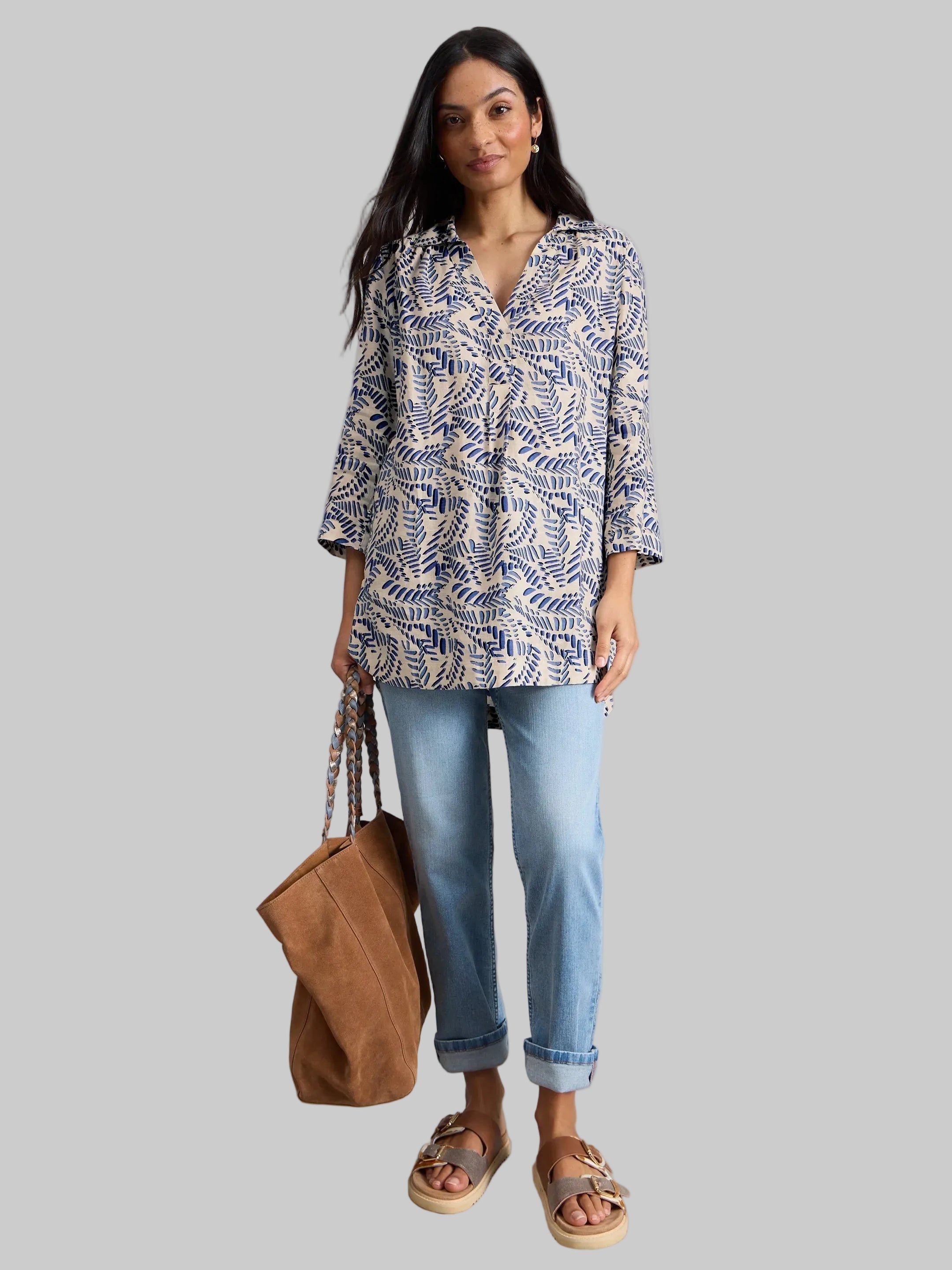 Bianca Linen Tunic
