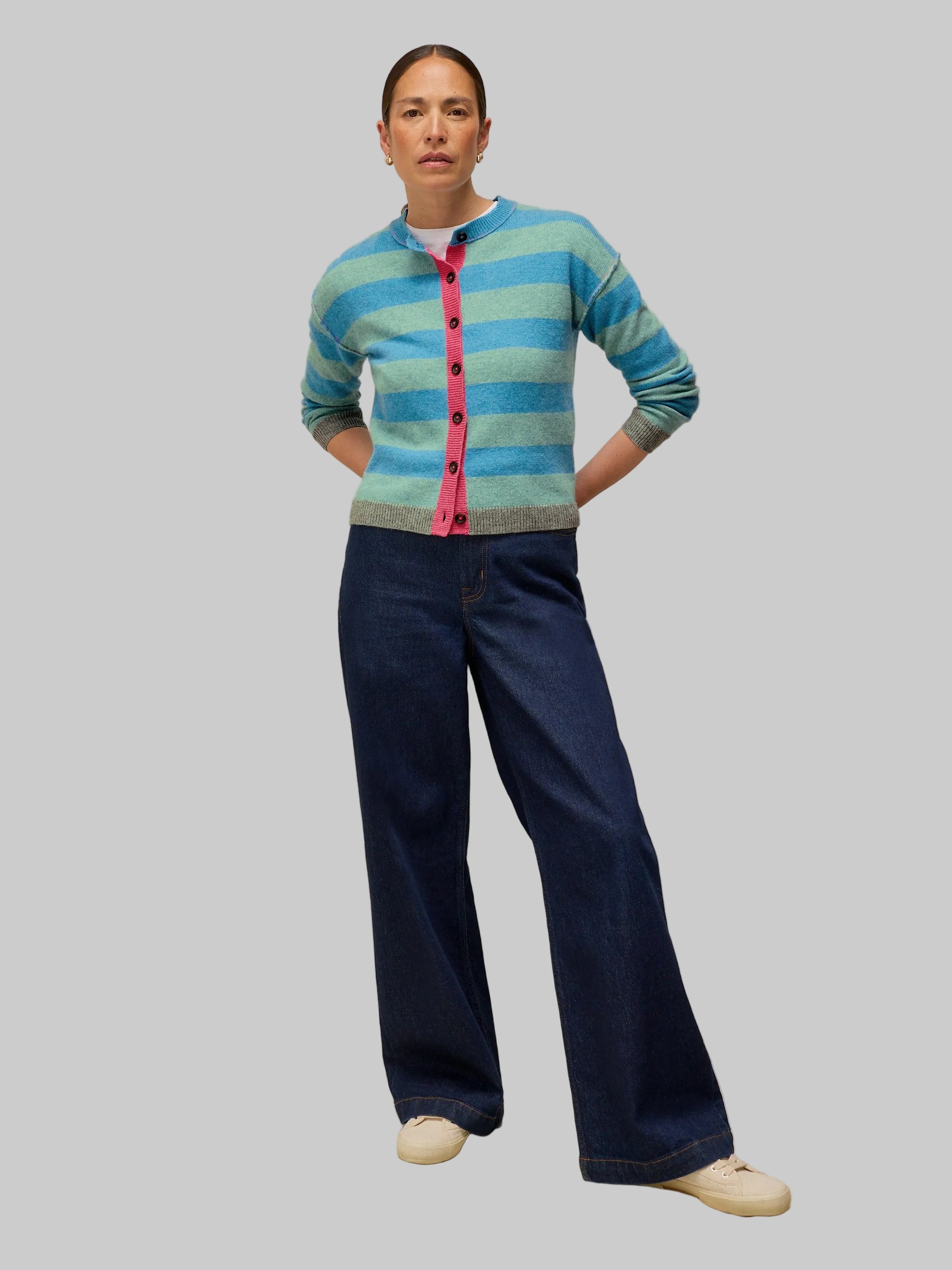 Sansa Stripe Cardigan