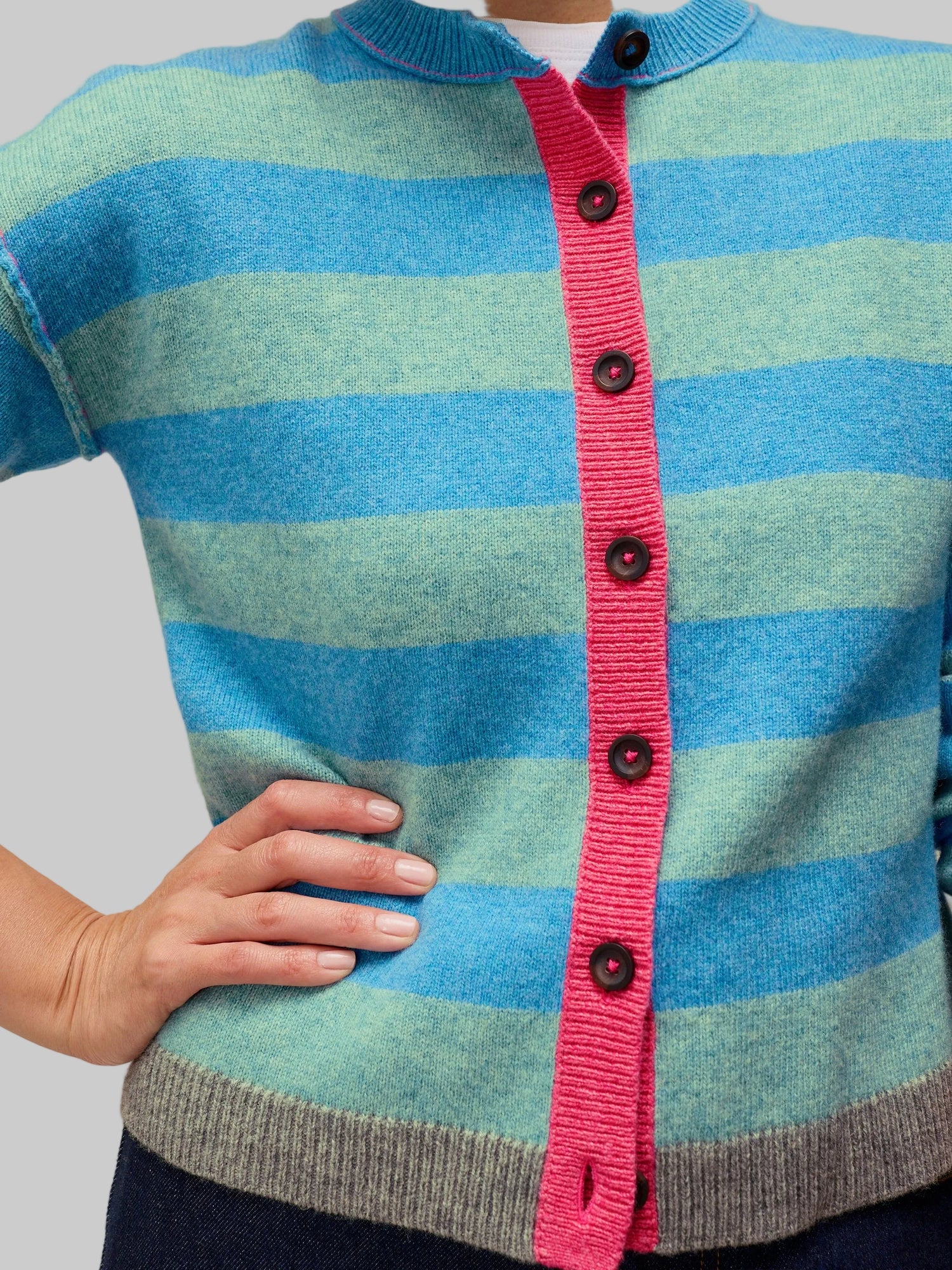 Sansa Stripe Cardigan