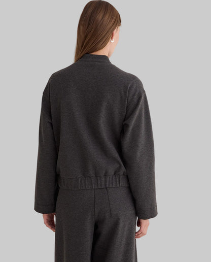 Knit Bomber Jacket