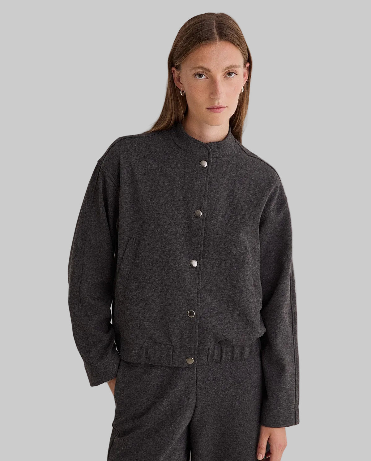 Knit Bomber Jacket
