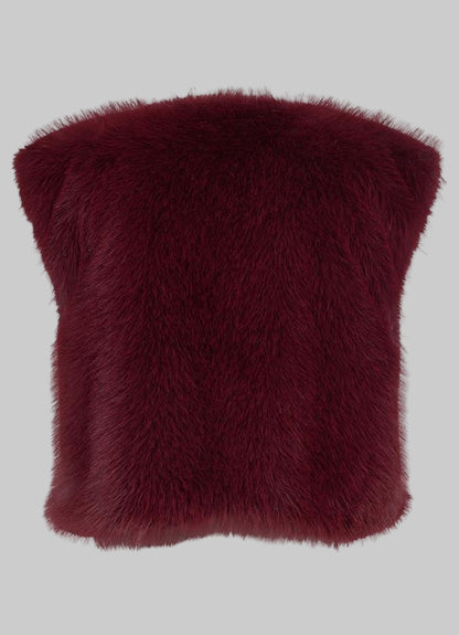 Faux Fur Waistcoat