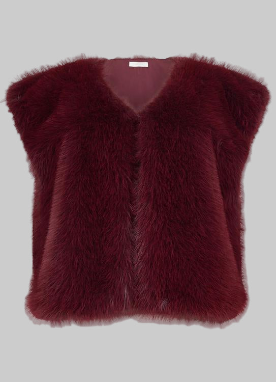 Faux Fur Waistcoat