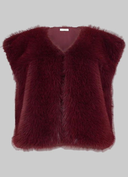Faux Fur Waistcoat