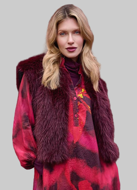 Faux Fur Waistcoat