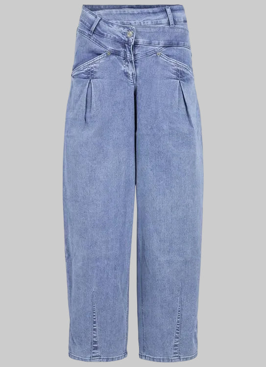 Crossover Front Denim Jean