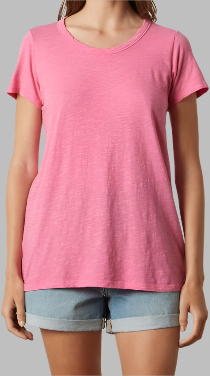 Velvet Top TShirt Scoop neck