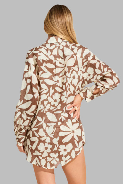 Playa Linen Boyfriend Shirt