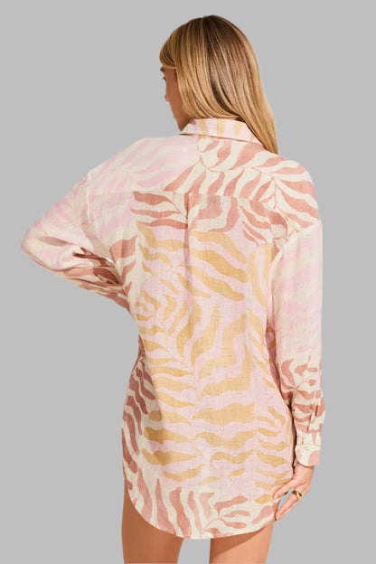 Playa Linen Boyfriend Shirt