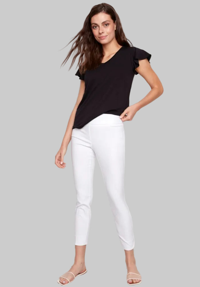 Techno Core Petal-Slit Ankle Pant