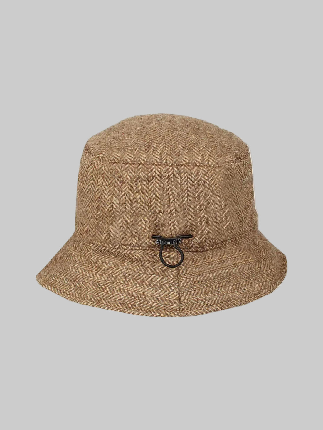 Lined Loevenich Bucket Hat - Herringbone Design