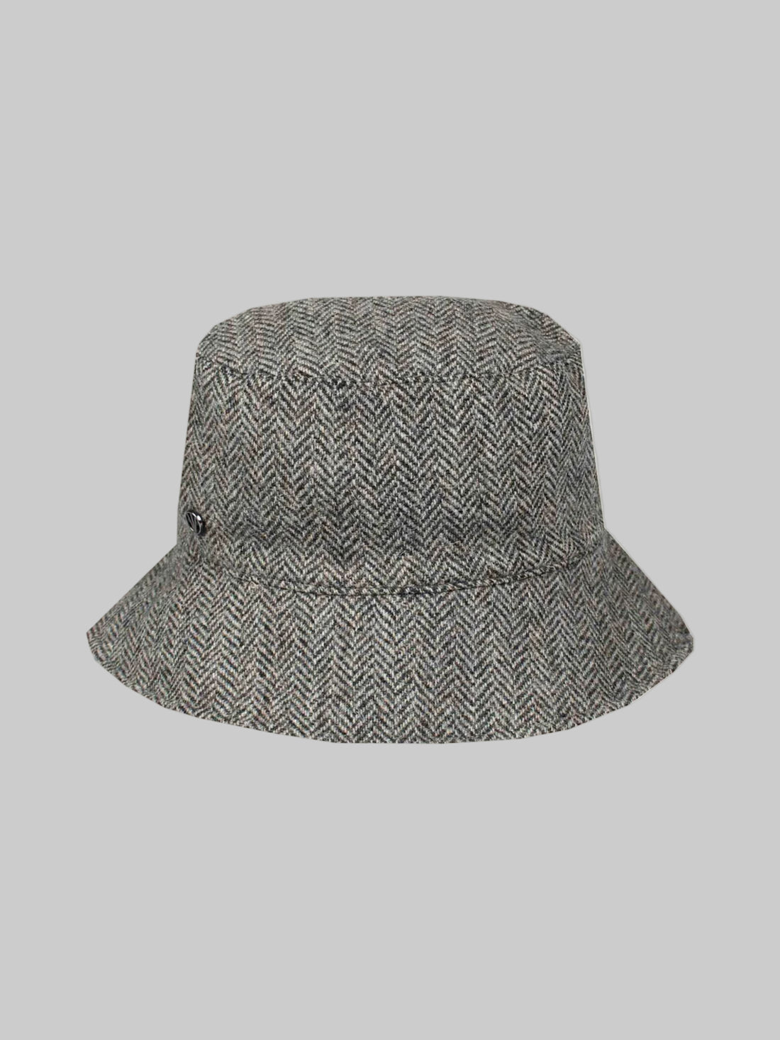 Lined Loevenich Bucket Hat - Herringbone Design