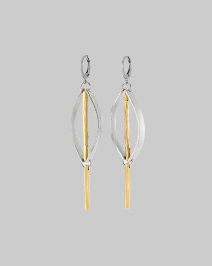 Yselo Two-Tone Earrings