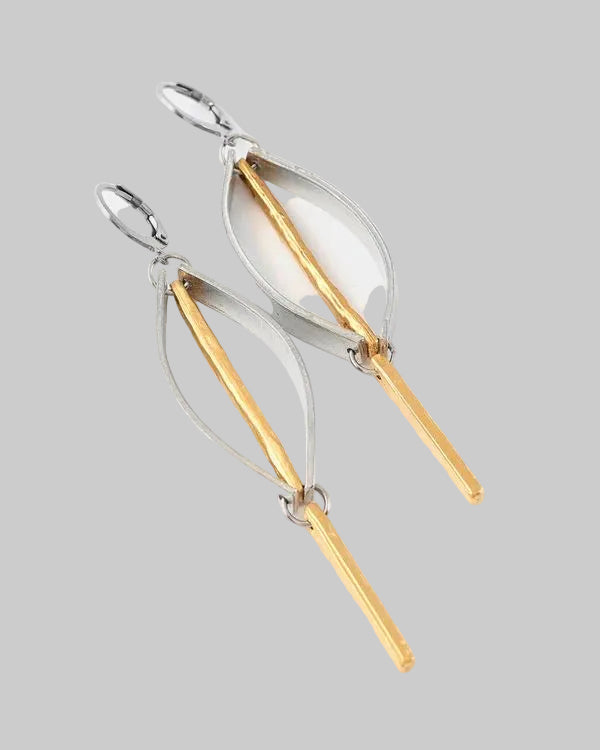 Yselo Two-Tone Earrings