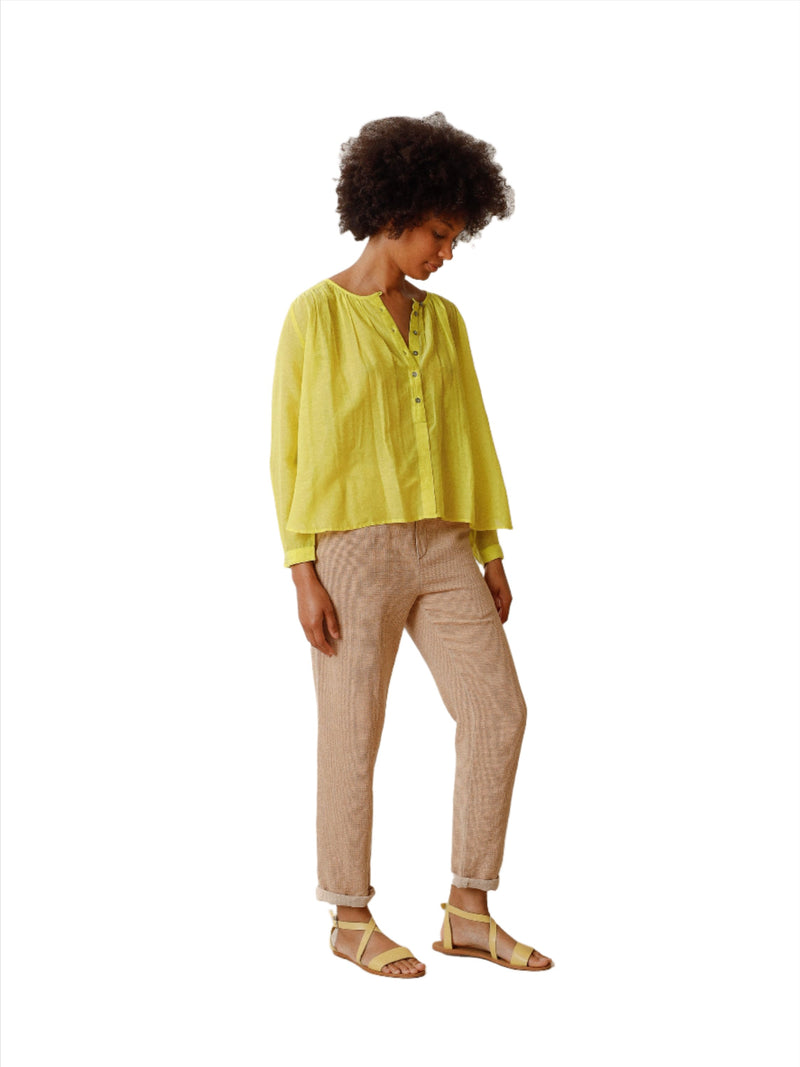 Indi&Cold Top Blouse Lime