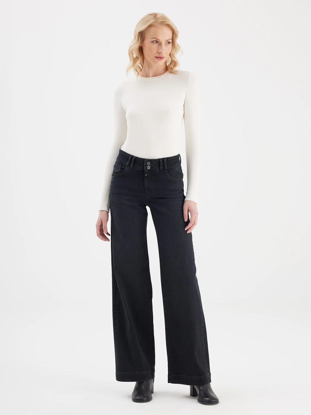 Carlotta Mid Waist Full Length Jeans