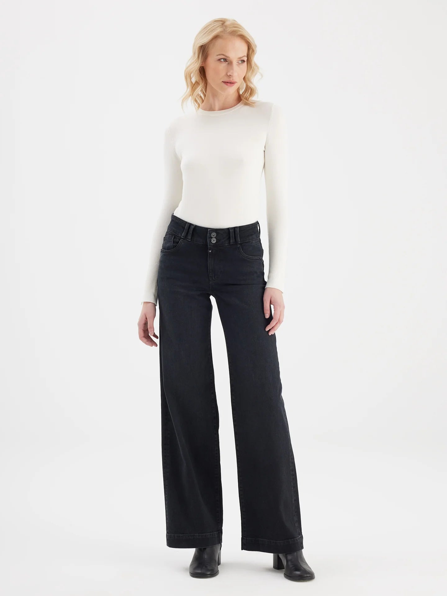 Carlotta Mid Waist Full Length Jeans