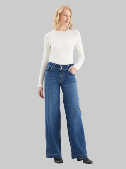 Carlotta Mid Waist Full Length Jeans