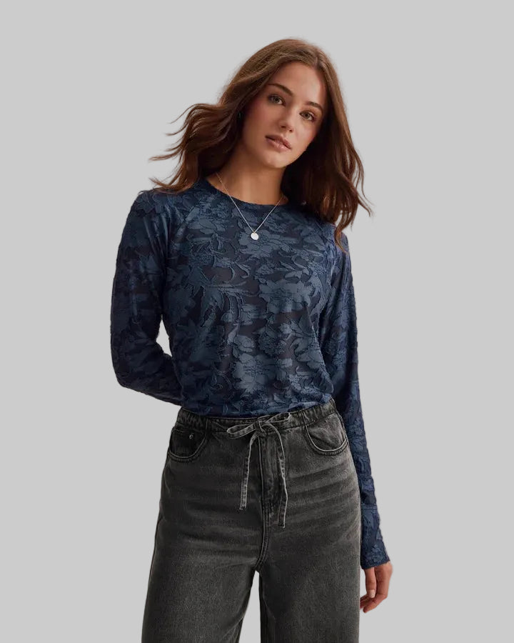 Cecelia Floral Long Sleeve Tee