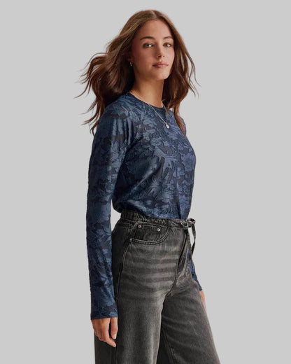 Cecelia Floral Long Sleeve Tee