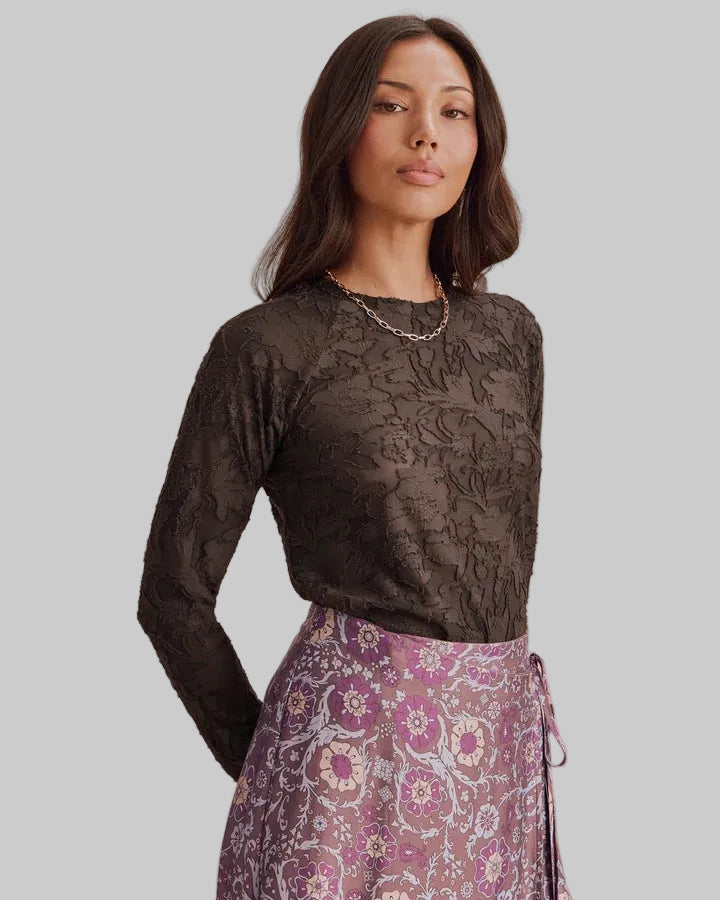 Cecelia Floral Long Sleeve Tee