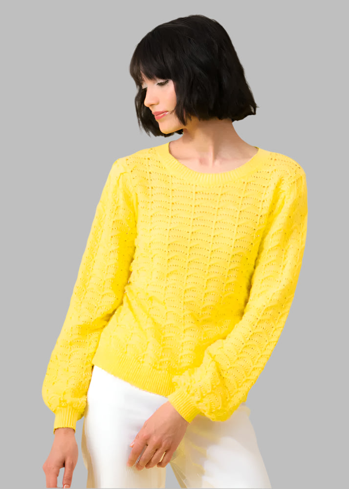 Elana Wang Top Sweater