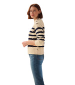 Hatley Top Sweater Button Neck