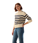 Hatley Top Sweater Button Neck