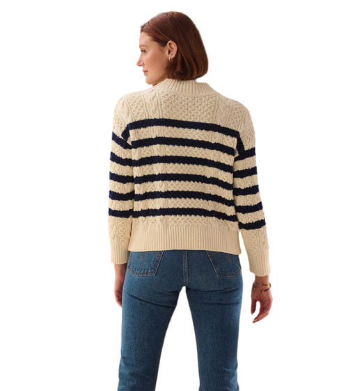 Hatley Top Sweater Button Neck