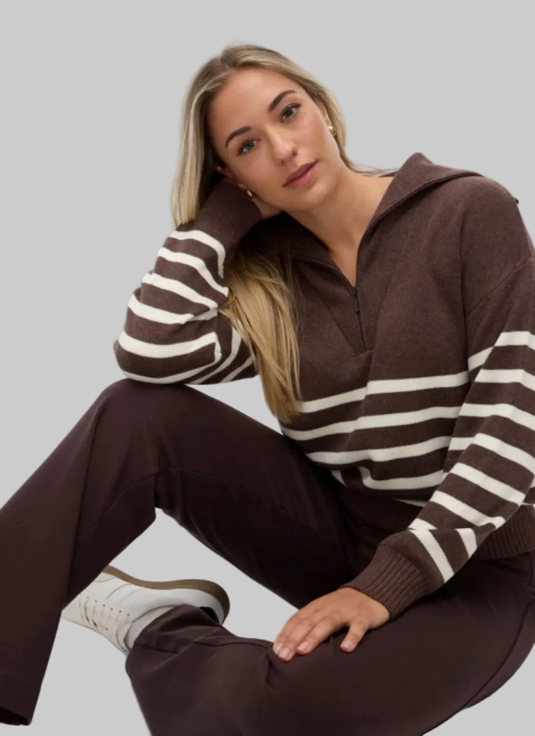 Zina Half-Zip Sweater