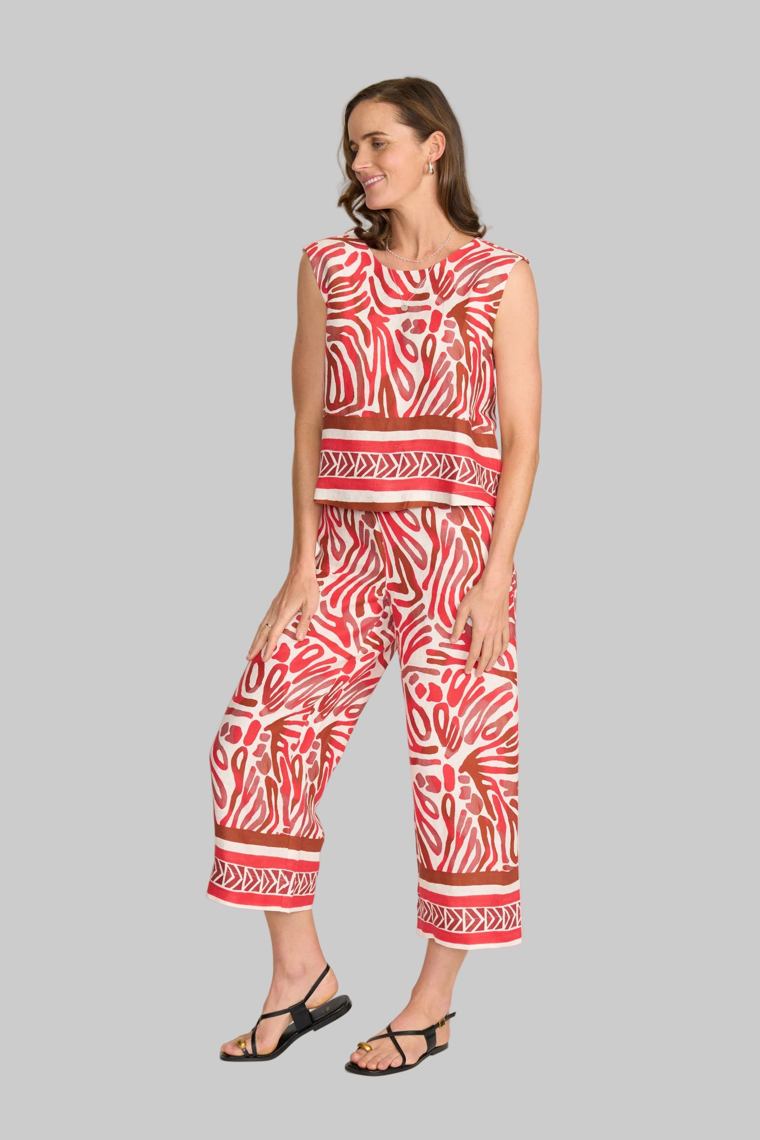 Natural Prowl Linen Pants