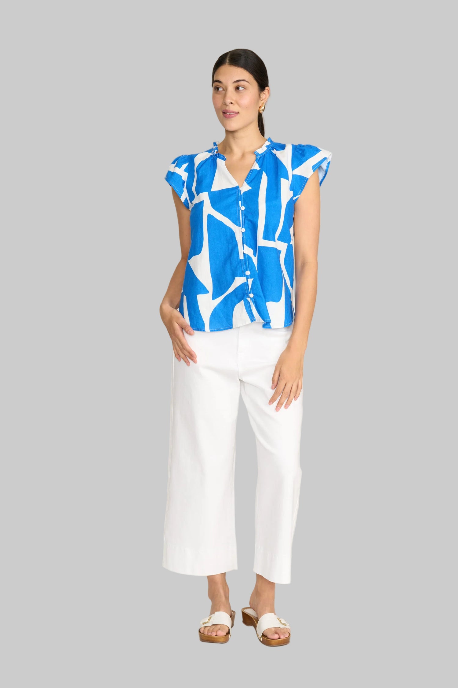 As A Button Blouse